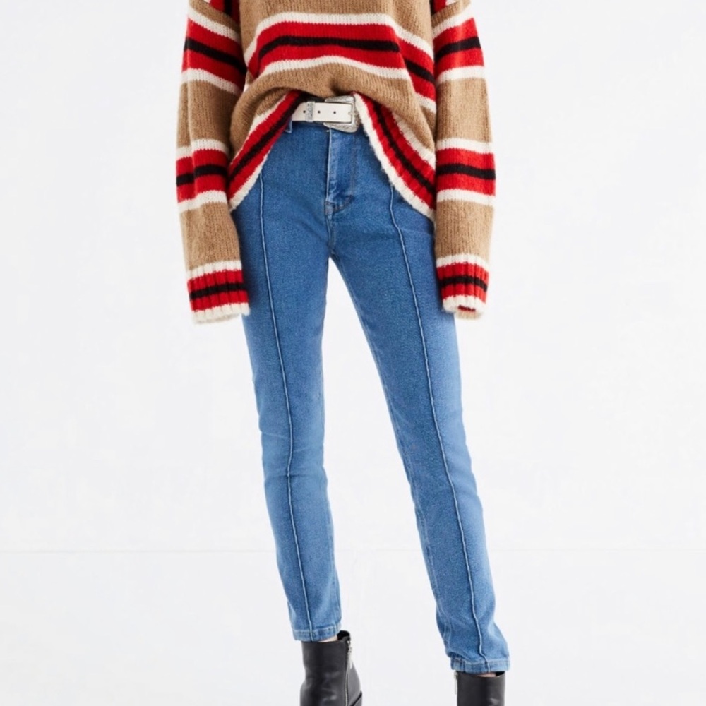 BDG Twig High-Rise Skinny Jean-Seamed